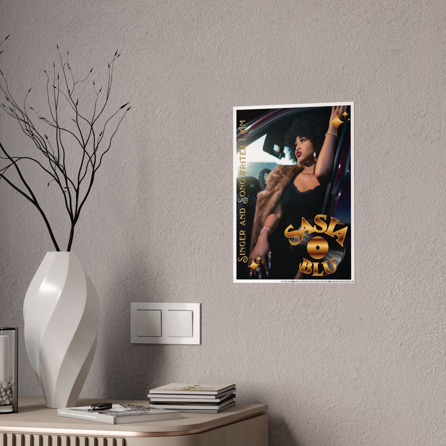 Sasia Blu High-Gloss Collector's Poster