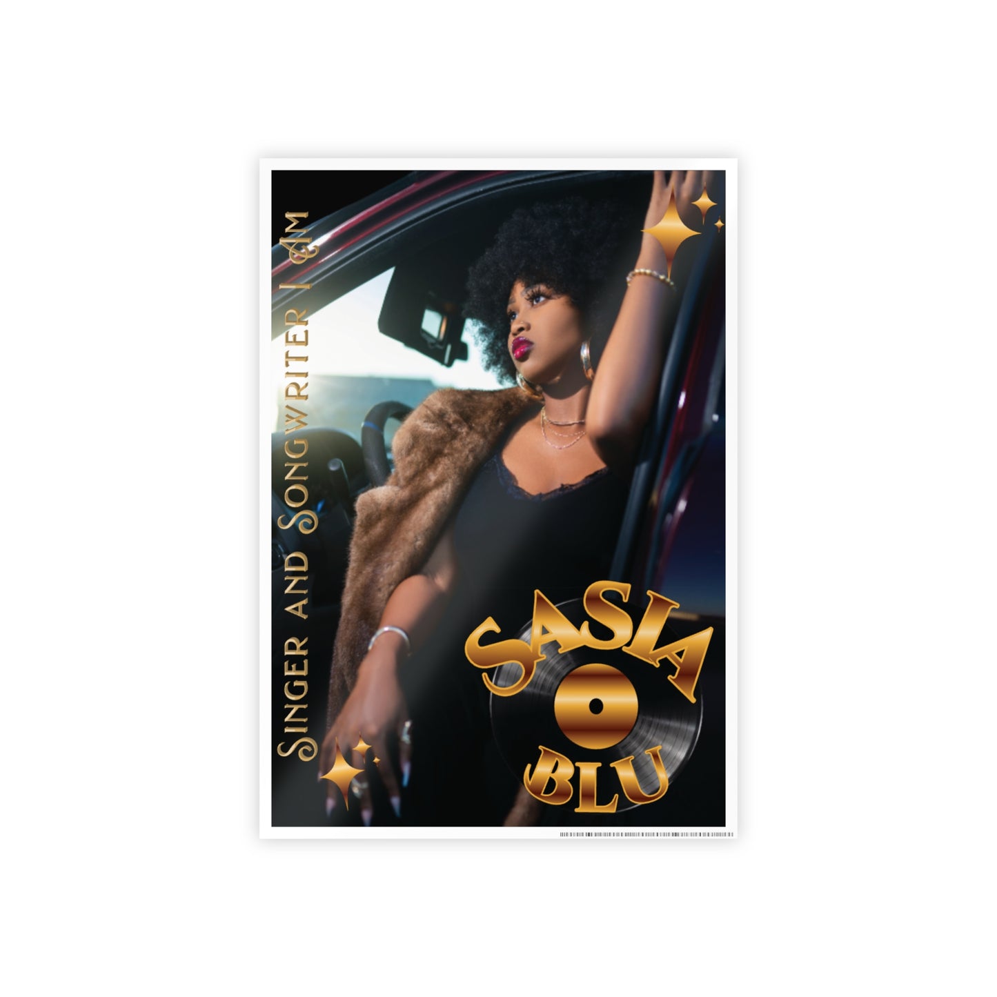 Sasia Blu High-Gloss Collector's Poster