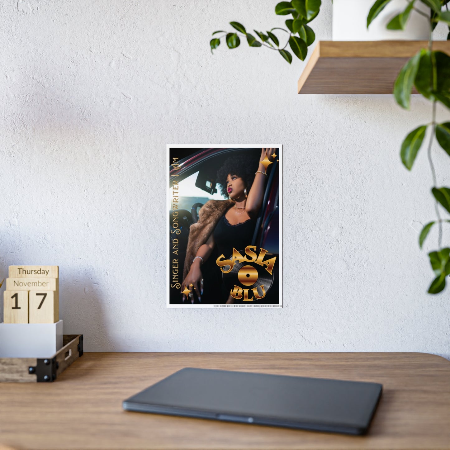 Sasia Blu High-Gloss Collector's Poster
